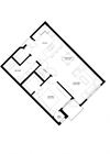 River North_1 Bedroom Floor Plan